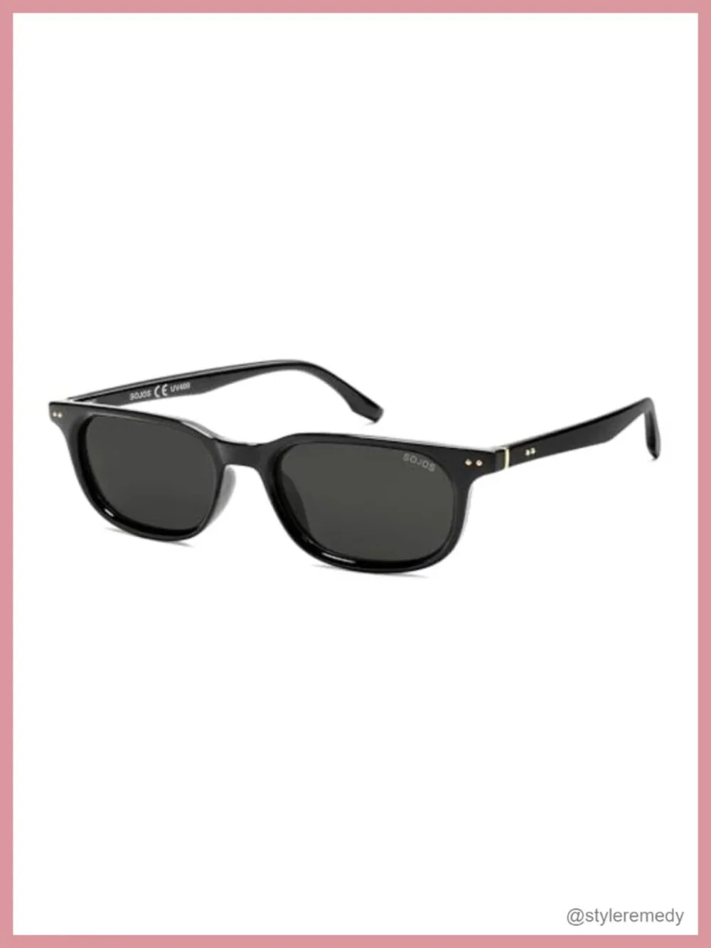 Vintage Square Polarized Sunglasses UV Protection Retro SJ2631